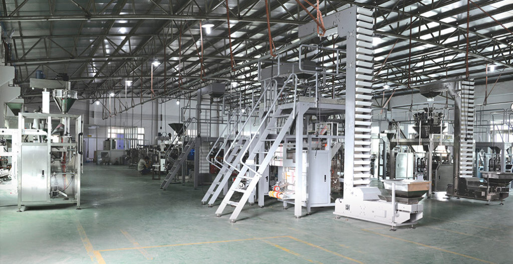 How does the vertical form fill & seal machine work?